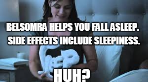 Belsomra may cause sleepiness?? | BELSOMRA HELPS YOU FALL ASLEEP. SIDE EFFECTS INCLUDE SLEEPINESS. HUH? | image tagged in belsomra,drugs,sleep | made w/ Imgflip meme maker