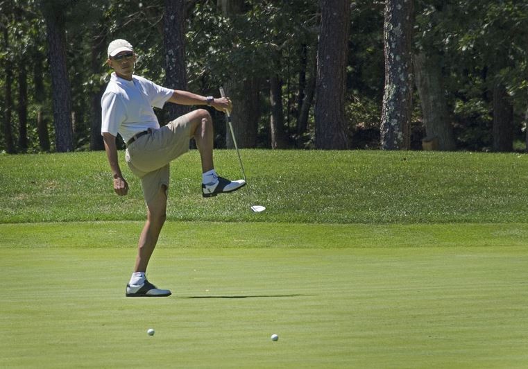 High Quality Obama golf Blank Meme Template