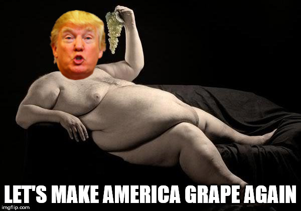 grapes | LET'S MAKE AMERICA GRAPE AGAIN | image tagged in grapes | made w/ Imgflip meme maker