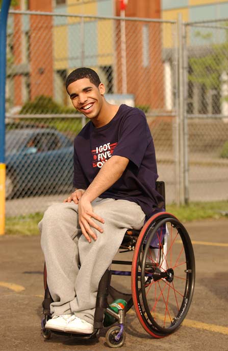 High Quality Wheelchair Drake Blank Meme Template