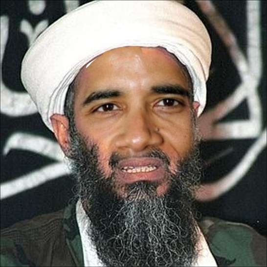 OBAMA BIN LADEN Blank Meme Template