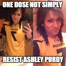 One dose not simply resist ashley purdy | ONE DOSE NOT SIMPLY; RESIST ASHLEY PURDY | image tagged in ashley purdy,black veil brides,cute | made w/ Imgflip meme maker