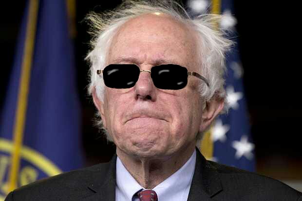 Bernie Sanders Sunglasses Blank Meme Template