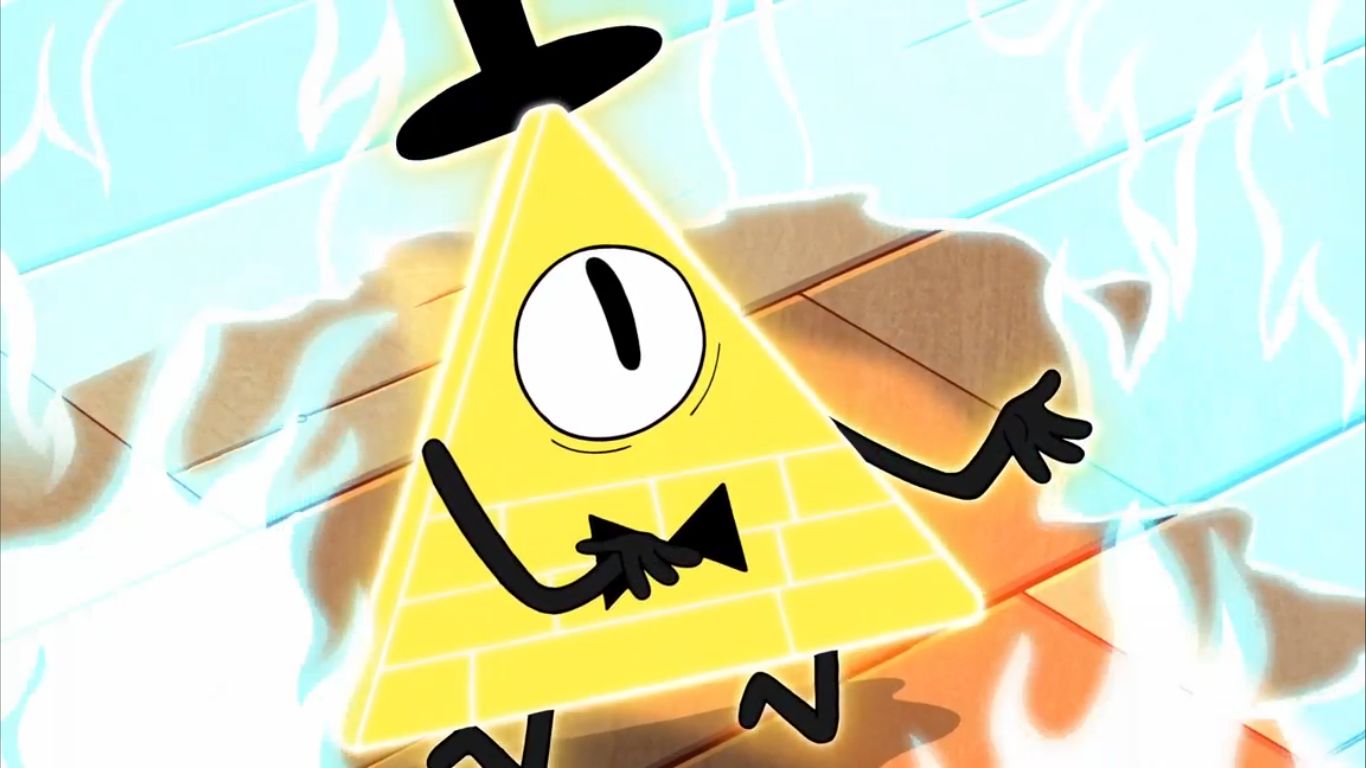 Begging Bill Cipher Blank Meme Template