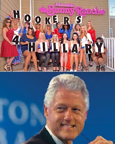 Hookers for Clinton Blank Meme Template