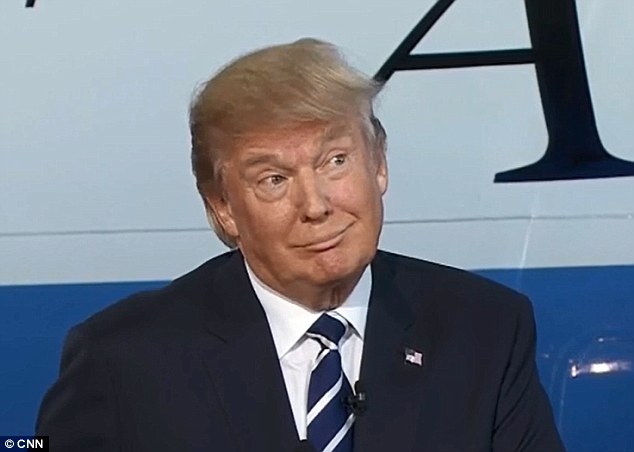 Donald Trump smirk Blank Meme Template