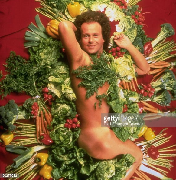 High Quality Richard Simmons vegtables Blank Meme Template