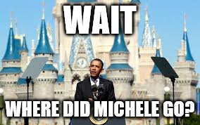 WAIT; WHERE DID MICHELE GO? | image tagged in wait whered meceal go | made w/ Imgflip meme maker