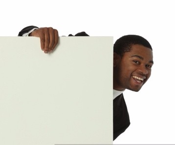 High Quality Black Guy Peeking Blank Meme Template