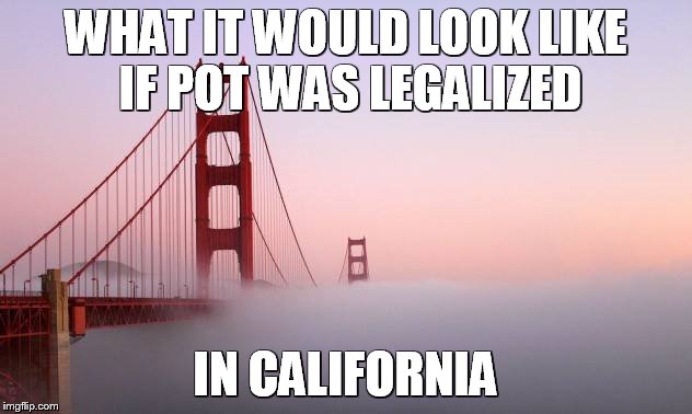 Law passed | WHAT IT WOULD LOOK LIKE IF POT WAS LEGALIZED; IN CALIFORNIA | image tagged in smoke weed everyday | made w/ Imgflip meme maker