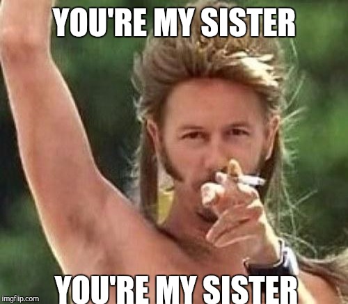 YOU'RE MY SISTER YOU'RE MY SISTER | made w/ Imgflip meme maker