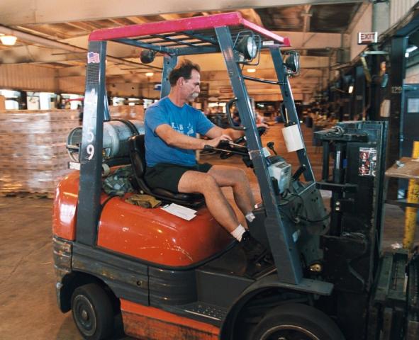 Freight forklift Blank Meme Template