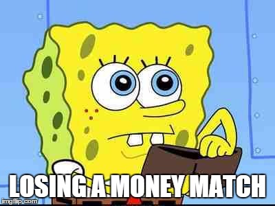 Spongebob wallet |  LOSING A MONEY MATCH | image tagged in spongebob,funny,funny memes,funny meme,memes,meme | made w/ Imgflip meme maker