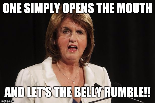 ONE SIMPLY OPENS THE MOUTH; AND LET'S THE BELLY RUMBLE!! | image tagged in jb | made w/ Imgflip meme maker
