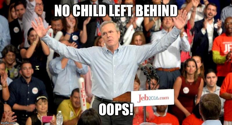 one child left behind jeb