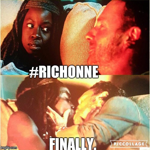 Richonne | image tagged in the walking dead | made w/ Imgflip meme maker