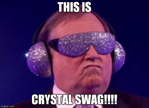 Swag Headphones | THIS IS; CRYSTAL SWAG!!!! | image tagged in swag headphones | made w/ Imgflip meme maker