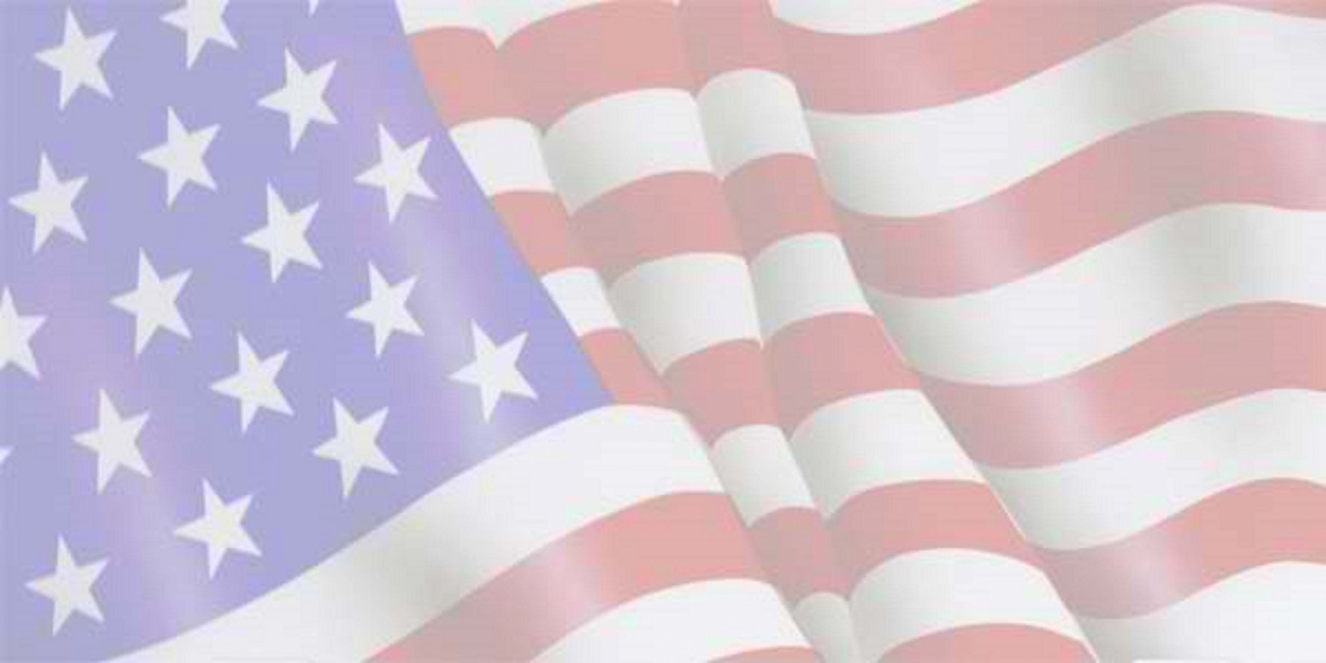 Faded American Flag Blank Meme Template