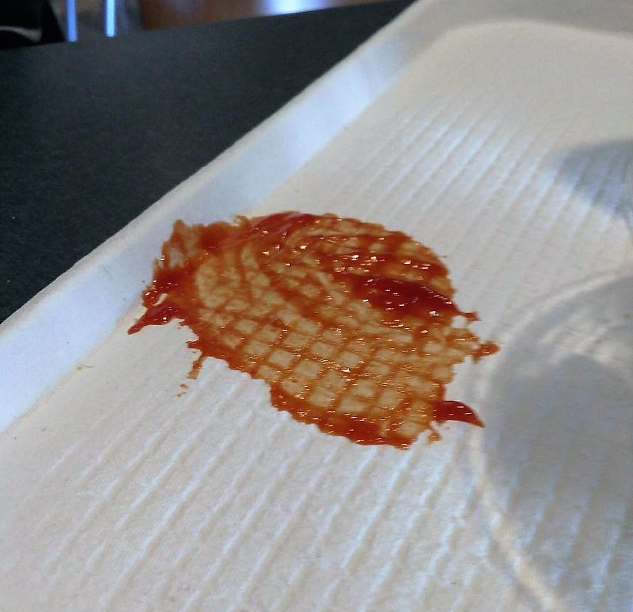 High Quality Hopeless Ketchup Stain Blank Meme Template