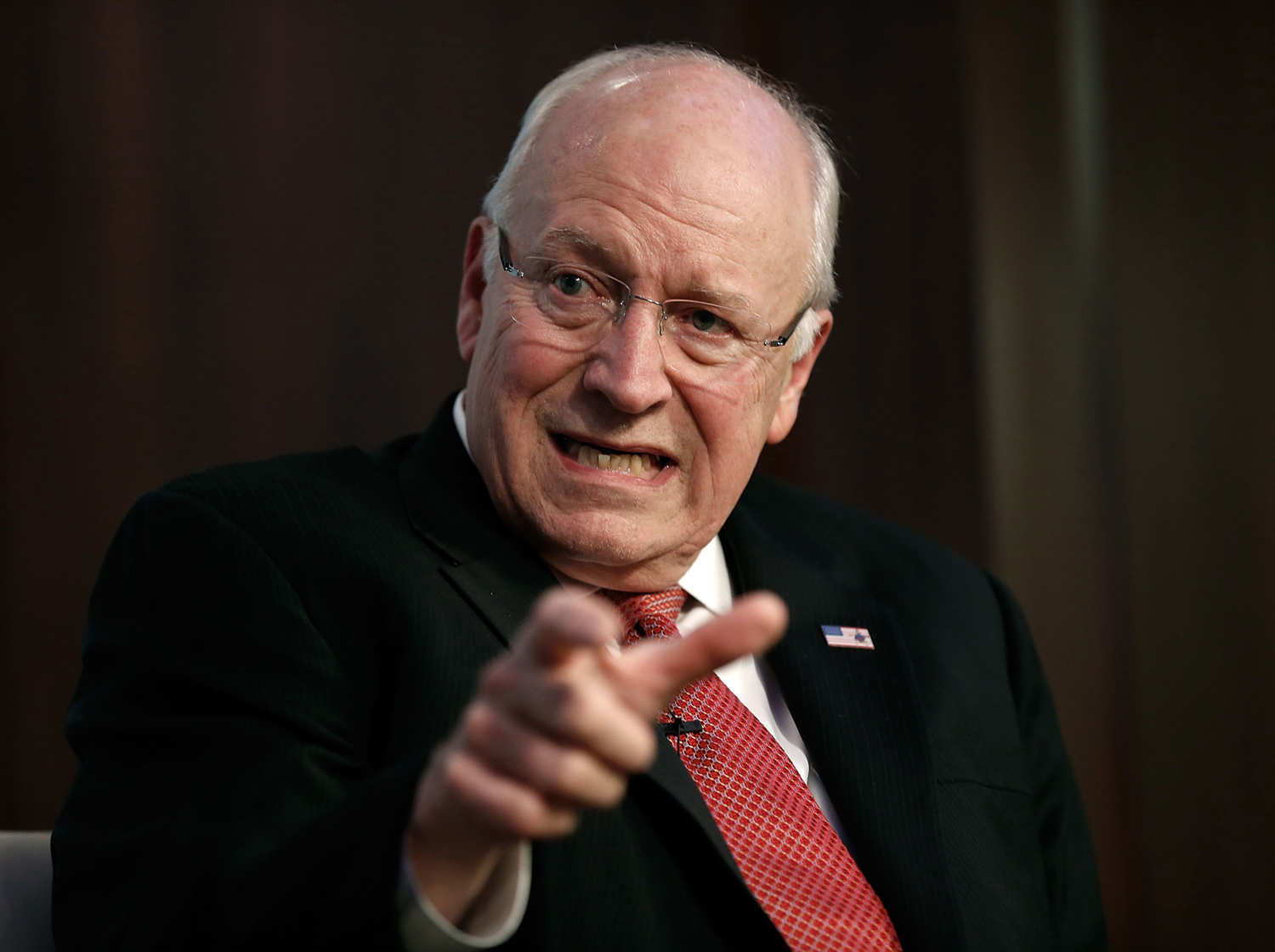 Scared Dick Cheney Blank Meme Template