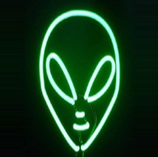 X | image tagged in alien neon sign | made w/ Imgflip meme maker