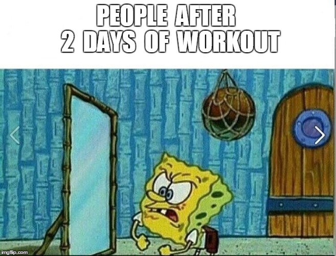 workout | PEOPLE  AFTER  2  DAYS  OF  WORKOUT | image tagged in workout | made w/ Imgflip meme maker