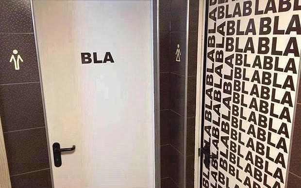 bla restrooms Blank Meme Template