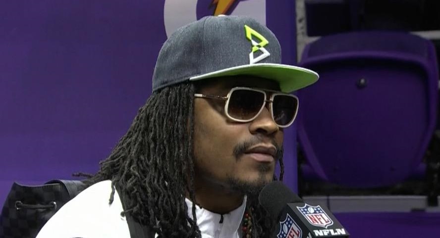 High Quality Marshawn I'm Just Here Blank Meme Template