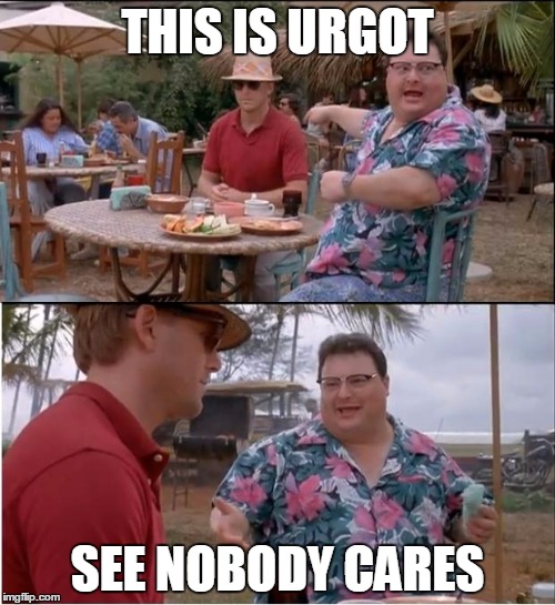 See Nobody Cares Meme | THIS IS URGOT; SEE NOBODY CARES | image tagged in memes,see nobody cares | made w/ Imgflip meme maker