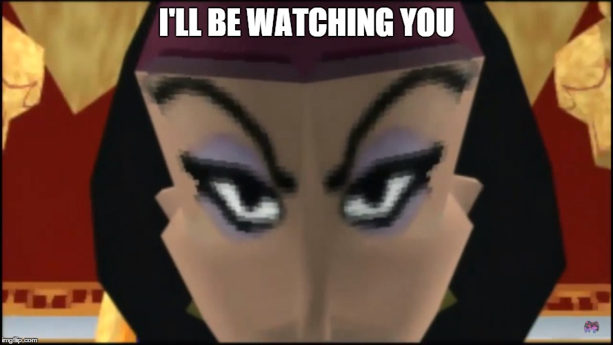 Aladdin Nasria's Revenge: I'll be watching you | I'LL BE WATCHING YOU | image tagged in aladdin,aladdin nasira's revenge,nasira | made w/ Imgflip meme maker