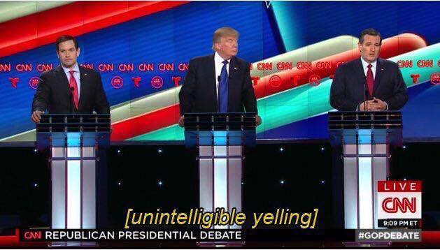 gop debate Blank Meme Template