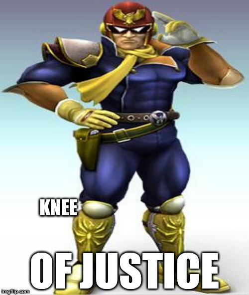 KNEE OF JUSTICE | made w/ Imgflip meme maker