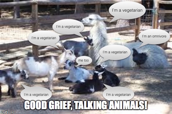 GOOD GRIEF, TALKING ANIMALS! | made w/ Imgflip meme maker