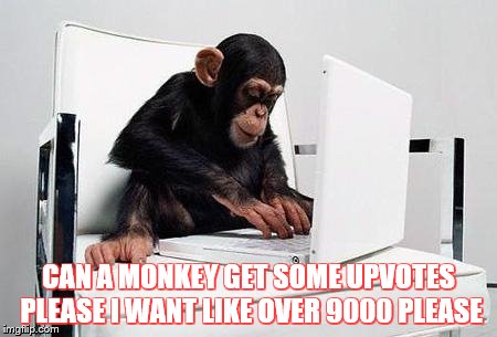 prompthunt: Monkey Pointing a Gun at a Computer Meme