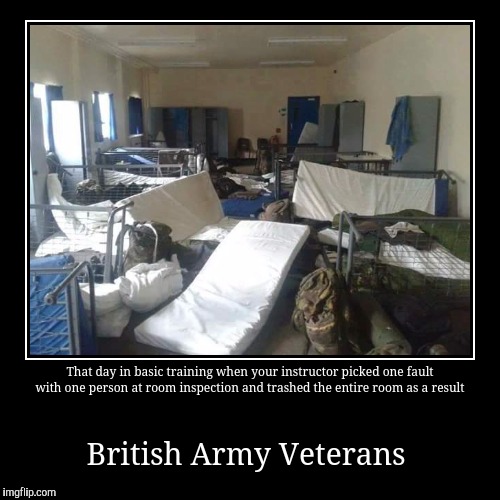 Army room inspection  | image tagged in funny,demotivationals,army,so true memes | made w/ Imgflip demotivational maker