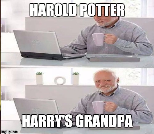 HAROLD POTTER HARRY'S GRANDPA | made w/ Imgflip meme maker