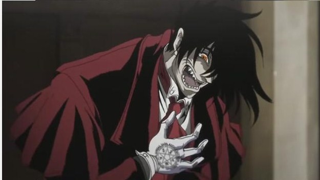 LAUGHING ALUCARD Blank Meme Template