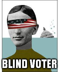 BLIND VOTER | made w/ Imgflip meme maker