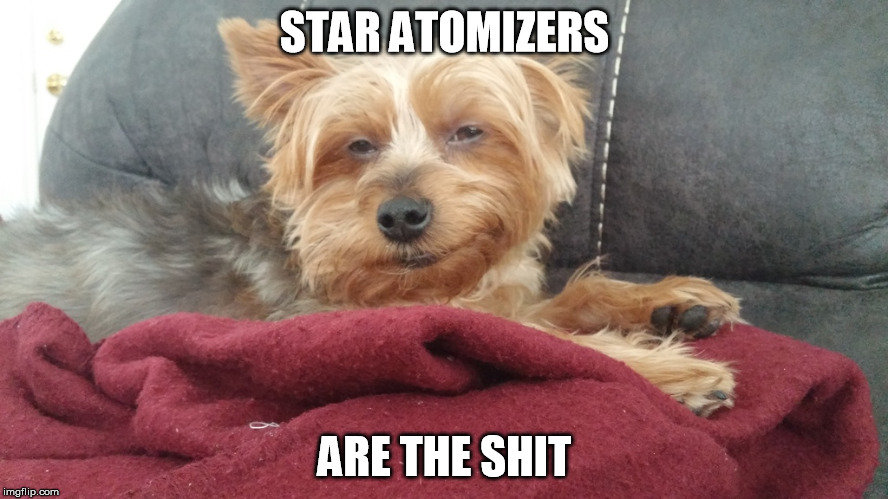 STAR ATOMIZERS; ARE THE SHIT | made w/ Imgflip meme maker