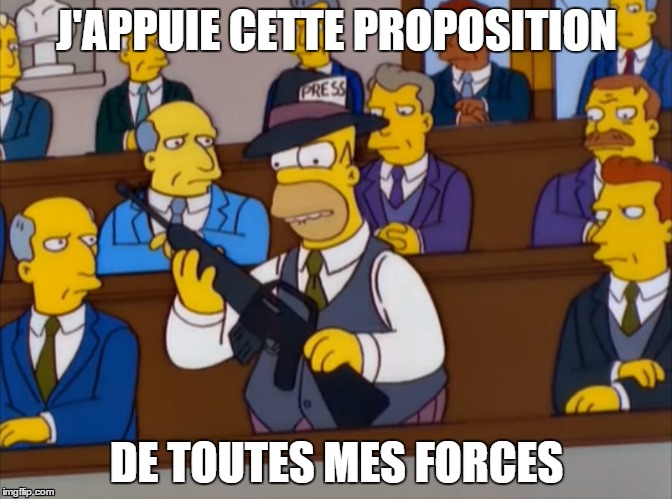 J'APPUIE CETTE PROPOSITION; DE TOUTES MES FORCES | made w/ Imgflip meme maker
